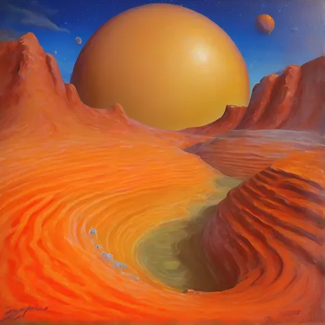 <lora:Jazep_DrazdoviÄ_style:1>,(saturnian),alien landscape on background,oil painting,jazep drazdoviÄ style