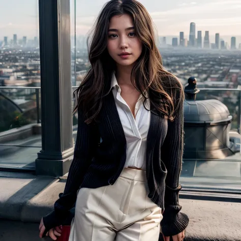 (Los Angeles Griffith Observatory, SFW, lightweight long-sleeve cardigan, cotton blouse, tailored chinos, comfortable loafers, viewing the city skyline, midday:1.35) Instagram_Influencer_105_By_Stable_Yogi
Faceshot_By_stable_yogi
Styler_Embedding_By_Stable...