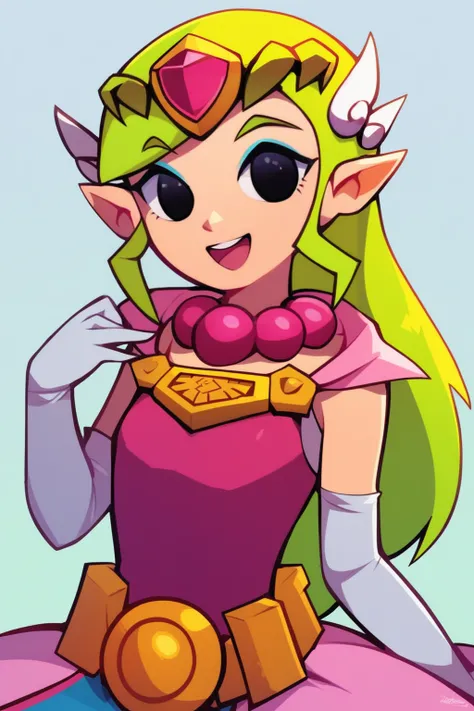 Toon zelda (The Legend of Zelda) -  Commision (PonyXL/SD 1.5)