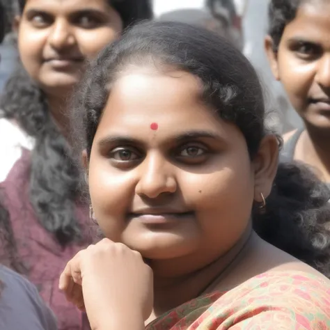 mallu indian girl looking at the viewer, focus on face