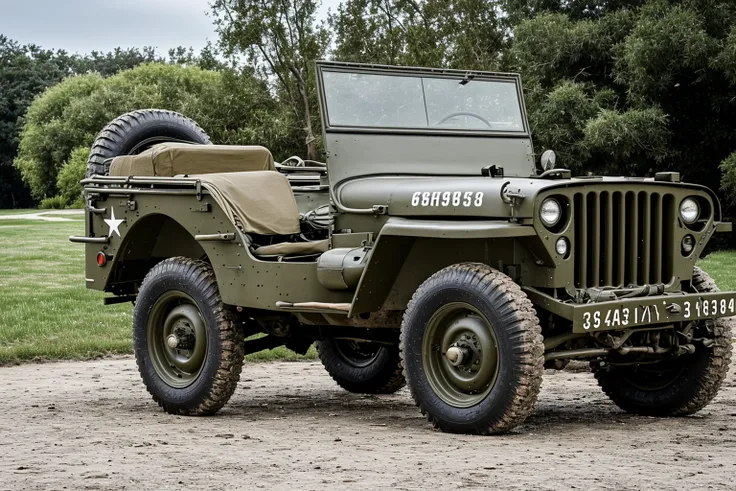 Willys MB - Willys jeep - American WW2 military vehicle