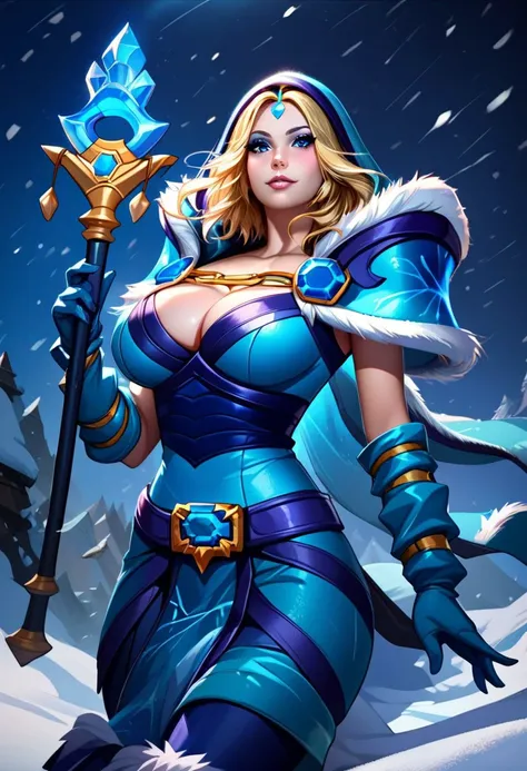 Rylai, The Crystal Maiden (DOTA 2) [PONY XL] by UOC