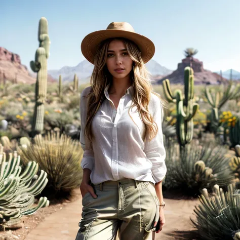 (Phoenix Desert Botanical Garden, SFW, long-sleeve linen shirt, khaki pants, wide-brimmed hat, hiking shoes, exploring desert flora, late morning:1.35) Instagram_Influencer_120_By_Stable_Yogi
Faceshot_By_stable_yogi
Styler_Embedding_By_Stable_Yogi
<lora:De...