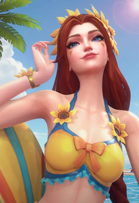 Pool Party Leona Pony SDXL