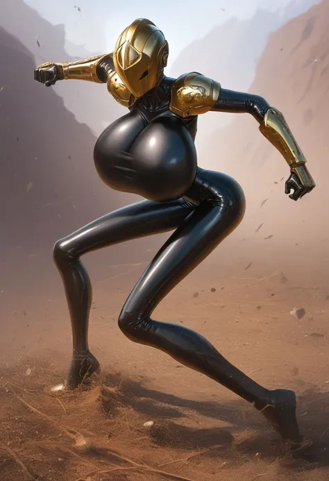 score_9, score_8_up, score_7_up, score_6_up, hips, (thin:1.3), (young:1.2), 1girl, solo, covered breasts, gigantic breasts under armor,
glossy black latex armor, female soldier with armor, holding a sci-fi pistol, fighting stance, sci-fi, ((thigh gap)), sk...