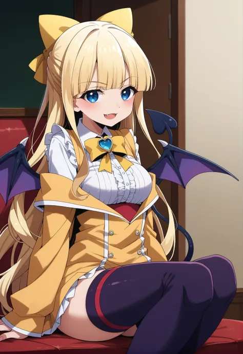 (score_9, score_8_up, score_7_up, score_6_up), source_anime, rating_questionable, BREAK
TenkawaKaoruko, 1girl, solo, clothing, legwear, breasts, smile, sitting, wings, succubus, spade tail, cute fangs,
<lora:GOMG_TenkawaKaoruko_PD6XL_1:1>