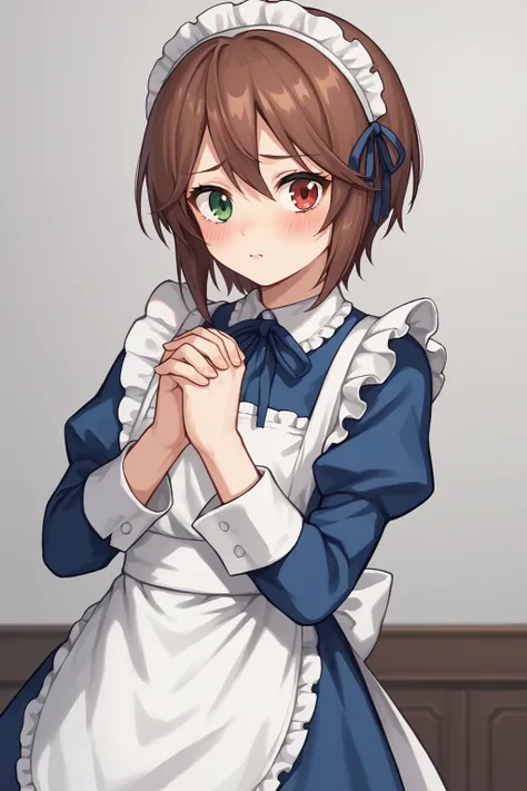 score_9, score_8_up, score_7_up, score_6_up, score_5_up, score_4_up, source_anime, BREAK
1girl, <lora:Souseiseki_pdxl_v1.0:0.85> souseiseki, maid apron, blue dress, blue ribbon, enmaided, maid headdress, BREAK
blush, embrassed, hands clasped, cowboy shot, ...