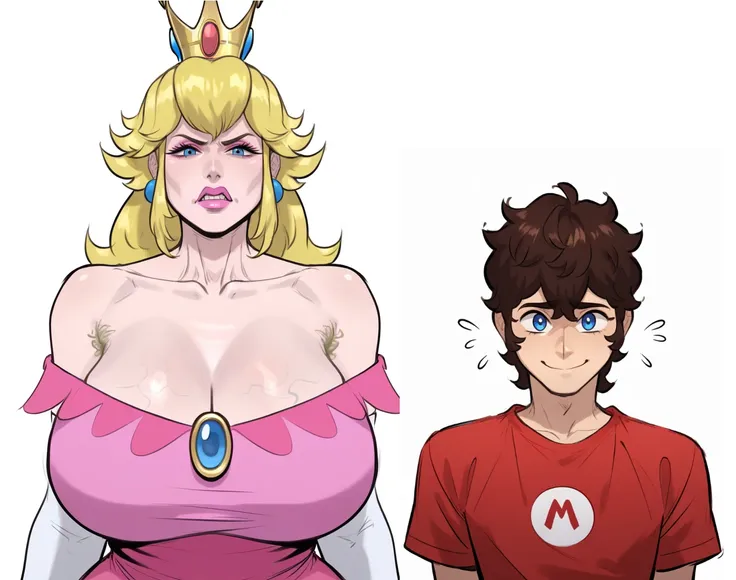 Mario and Peach (Dittochad)