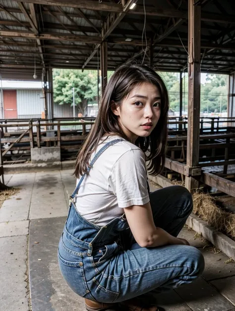 Farm shed / 牧場の畜舎