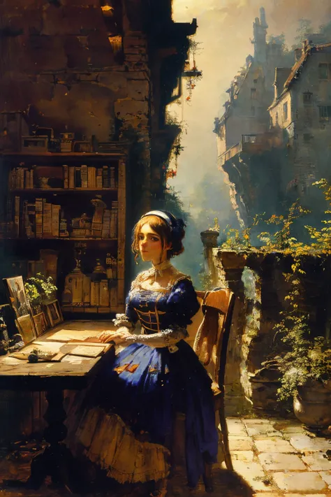 style of Carl Spitzweg 299