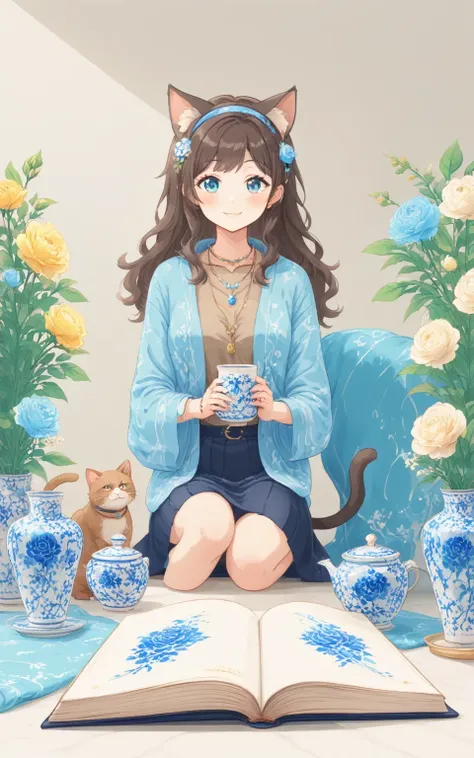 清淡插画风/Light illustration style/あっさりイラスト風です/파스텔풍의 일러스트