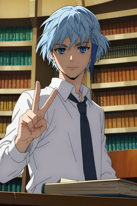 score_9, score_8_up, score_7_up, source_anime, rating_safe, , anime screencap, anime coloring, official style, , depth of field, 1boy, solo, male focus, <lora:aguero_agnes_khun_pony:0.88>, aguero_agnes_khun, blue hair, blue eyes, short hair, ponytail, hair...