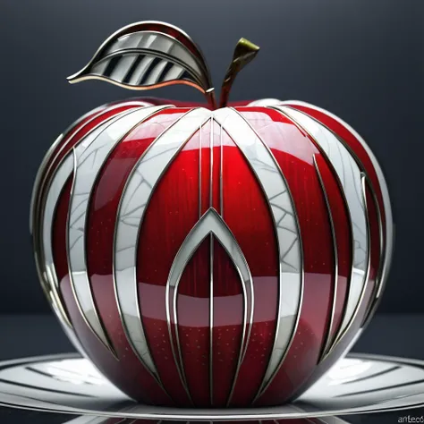 masterpiece,high resolution,
 ,<lora:art_deco-v4-xl-8:0.8>,
artdeco_v4,apple,3d,art deco,fruit focus,red and white,