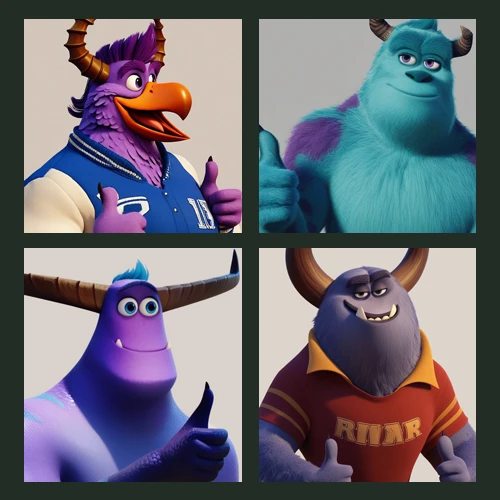 Monsters inc. Character Pack