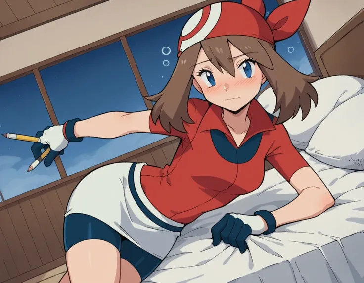 score_9, score_8_up, score_7_up, source_anime, <lora:pokemon-may-anime-ponyxl-lora-nochekaiser:1>, pokemonmay, blue eyes, brown ...