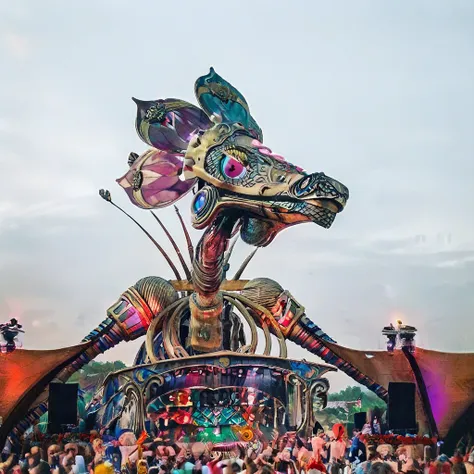 Rosie, the Floral Dragon Rose Garden - Tomorrowland