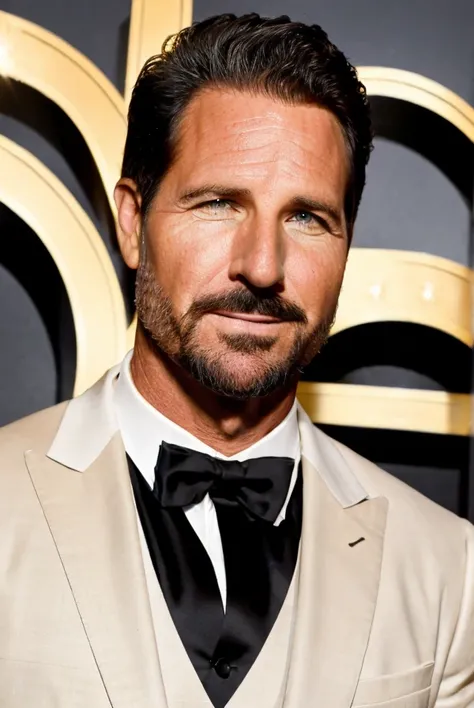 <lora:Ed_Quinn_Lora-10:0.9>, ed quinn, wearing tuxedo, fancy background, portrait