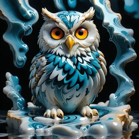 Liquid Marble, Owl