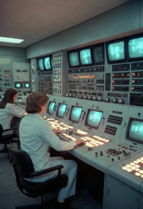 Vintage Control Room SDXL