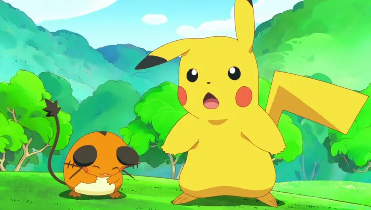 Animate Style Pikachu