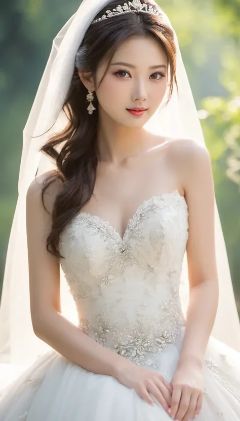鲜创一派@Wedding dress girl_SDXL