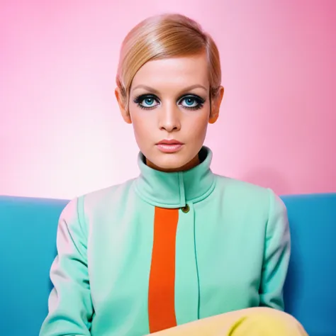 Paris, <lora:twiggy:1>  twiggy posing for a photo on the set of a movie , 4k, raw, fashion, masterpiece