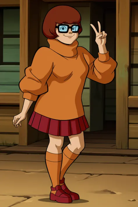 Velma Dinkley (Scooby-Doo) (Pony Diffusion XL)