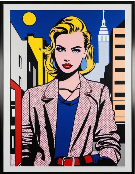 Pop Art - Roy Lichtenstein Style - SDXL 1.0