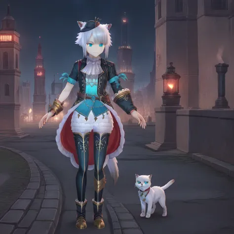 White Cat Ys 9 Monstrum Nox In-game Model