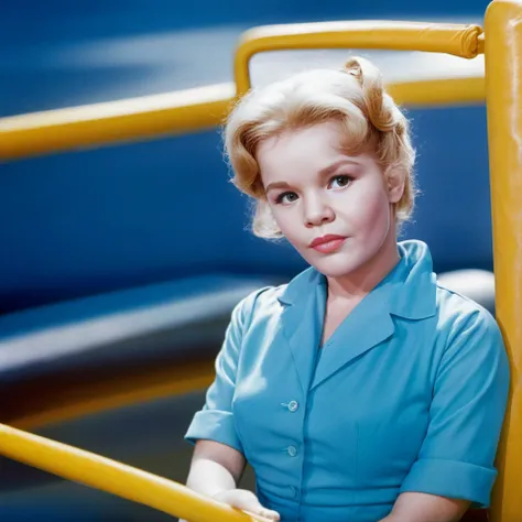 <lora:TuesdayWeld:1>tuesday weld as a stewardess, solo, 4k, raw, highest quality,vivid colors, masterpiece