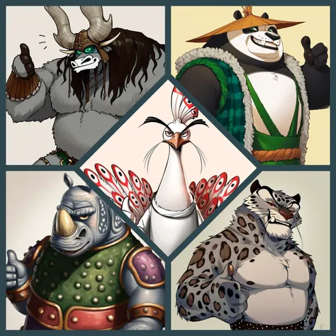 Kung Fu Panda Characters Pack