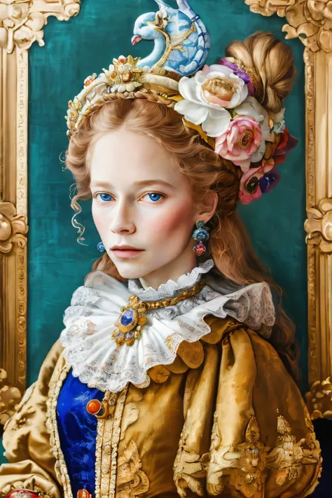 masterpiece,best quality,<lora:tbh349-:0.8>,illustration,style of Isabelle de Borchgrave portrait of noble man