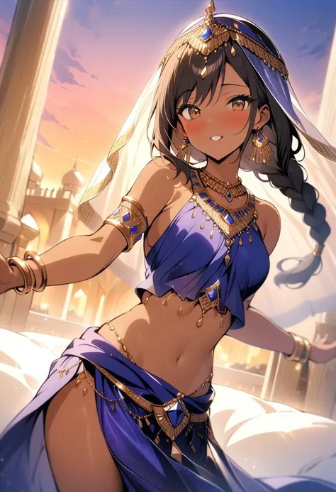 Anime Middle Eastern Belly Dancer Style