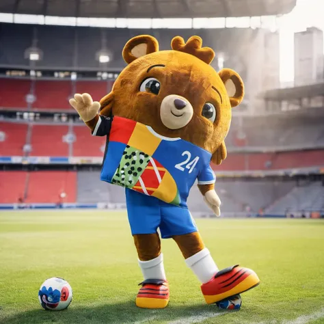 Realistic UEFA Mascot