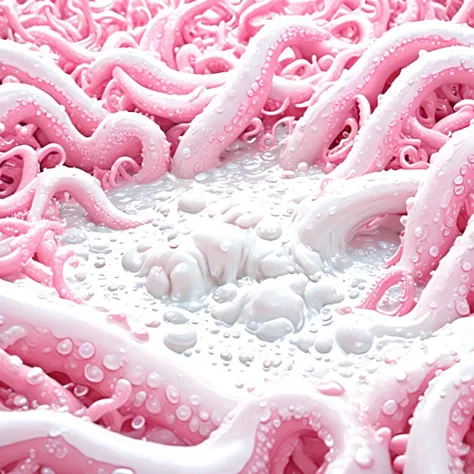 White Pink Tentacle Slime