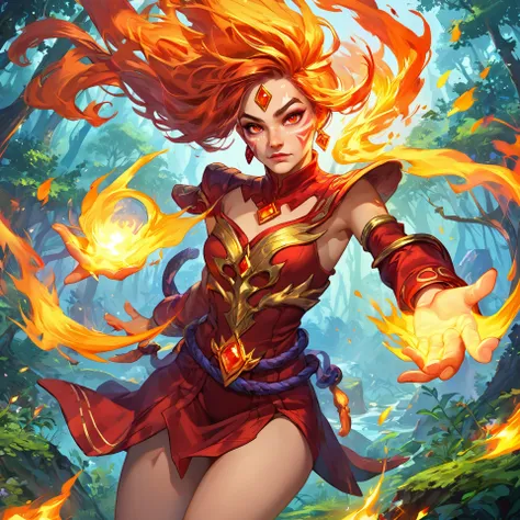 Lina from Dota 2