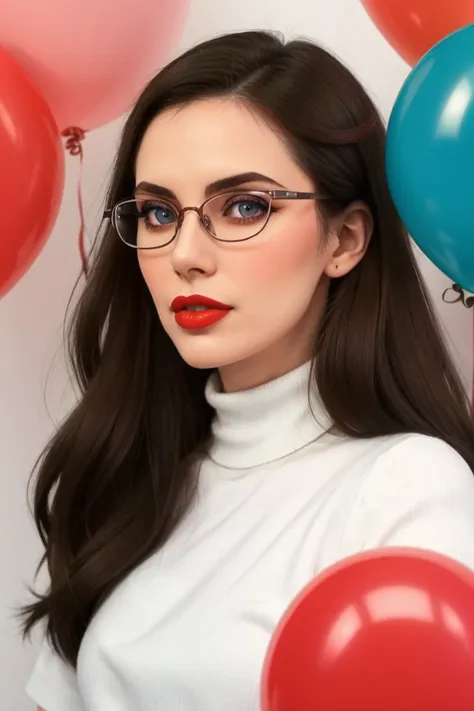 <lora:jeromeweiselberry-08:0.6>,jeromeweiselberry, ((detailed skin, detailed face):1.2), ((detailed eyes, beautiful eyes):1.2),((red lipstick, blush, eye shadow, eyeliner, pale skin)), ((glasses, dark brown hair)),  , photo of a woman, ,fashion portrait ph...