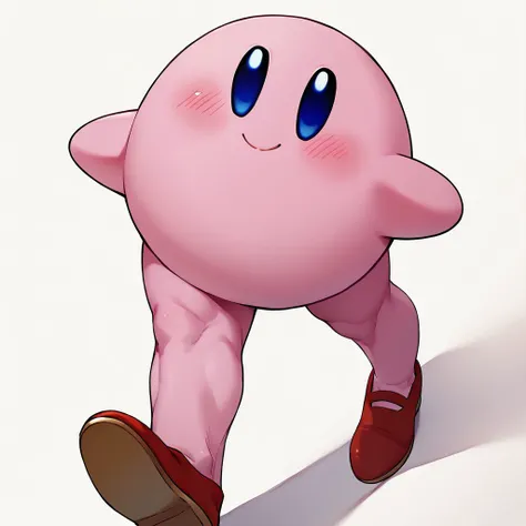 Kirby with legs