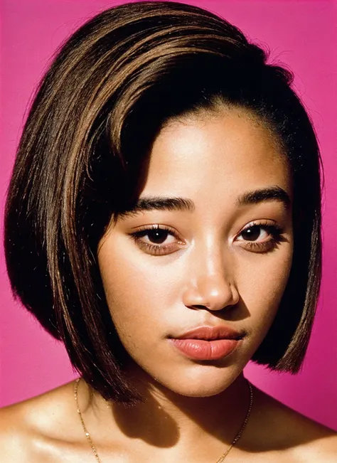 Understated portrait of sks woman in the 1990s, minimalist fashion, desaturated colors with a splash of brightness, sleek bob or long straight hair, by Herb Ritts, employing soft natural lighting for an intimate, authentic feel, <lora:locon_amandlastenberg...