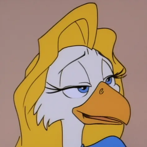 blonde hair, Beak,