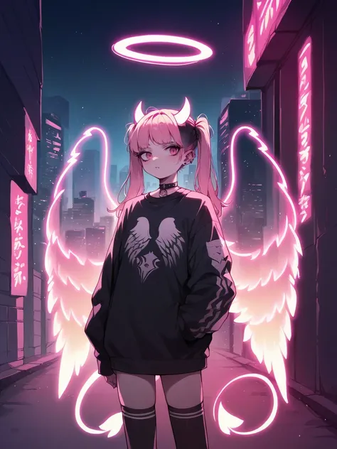 Neon Light Wings