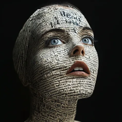 Skin Covered In Text