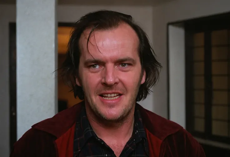 Shin1ng, Jack Torrance, man, closeup, lounge, Overlook Hotel, indoors