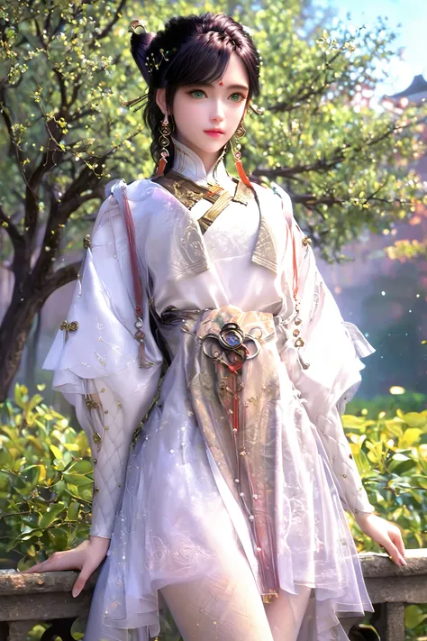 score_9,score_8_up,score_7_up,beautiful face,beautiful ultra detailed eyes,detailed face,intricate details,hyper-detailed,realistic,xulingxi,
1girl,solo,jewelry,earrings,black hair,hair ornament,braid,long sleeves,realistic,tassel,chinese clothes,hanbok,cl...