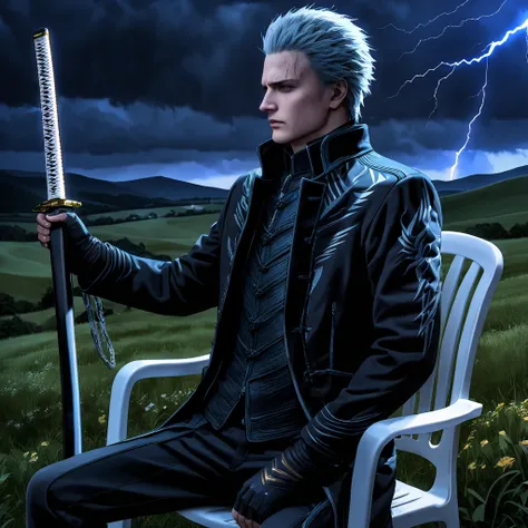 Vergil and his PowerChair!!!Devil May Cry5 XL.