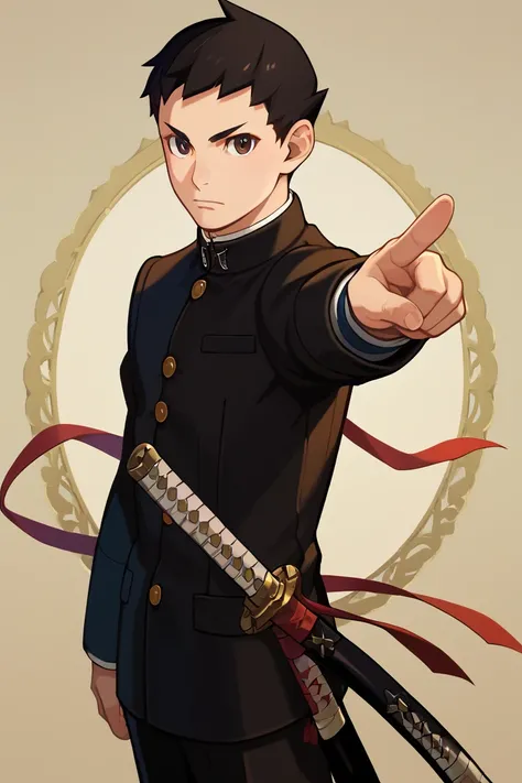 Ryunosuke Naruhodo (成歩堂龍ノ介) - The Great Ace Attorney: Adventures (大逆転裁判 -成歩堂龍ノ介の冒險) - (Pony)