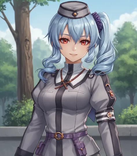 score_9, score_8_up, score_7_up, score_6_up, score_5_up, score_4_up, BREAK source_anime,
1girl, solo,  upper body, portrait  looking at viewer, smile, outdoors, sky, trees, 
<lora:Racoonkun_Artist_Style:0.6>, racoonsan,,  
 <lora:ClaireRieveldtRMP:0.9>, Cl...