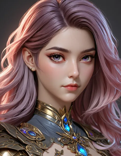 3dmm,1girl,((best quality)),((masterpiece)),((realistic)),(detailed),portrait,close up,young female fantasy,highly detailed skin,looking at the viewer,stunning gradient colors,simple background,insanely detailed,,<lora:3DMM_XL_V13:1>,