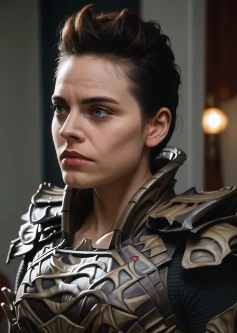 <lora:Faora:0.8> faora, krypton armor, 1girl, solo, portrait, blue eyes,, score_9, score_8_up, score_7_up, score_6_up