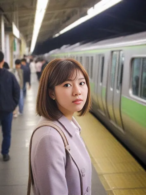 Japanese Train Station Platform - 駅のプラットホーム